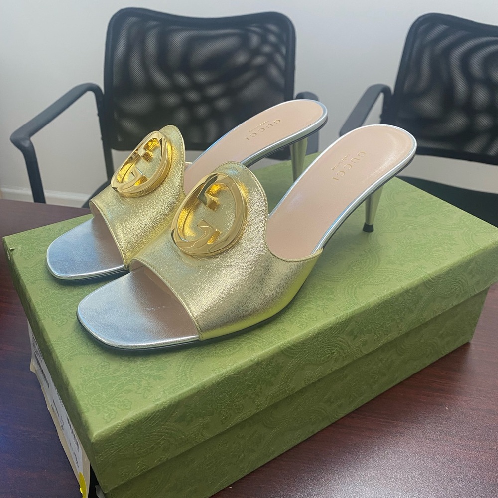 BRAND NEW MIXED MATCH SIZE 38/37 GUCCI BLONDIE SANDAL